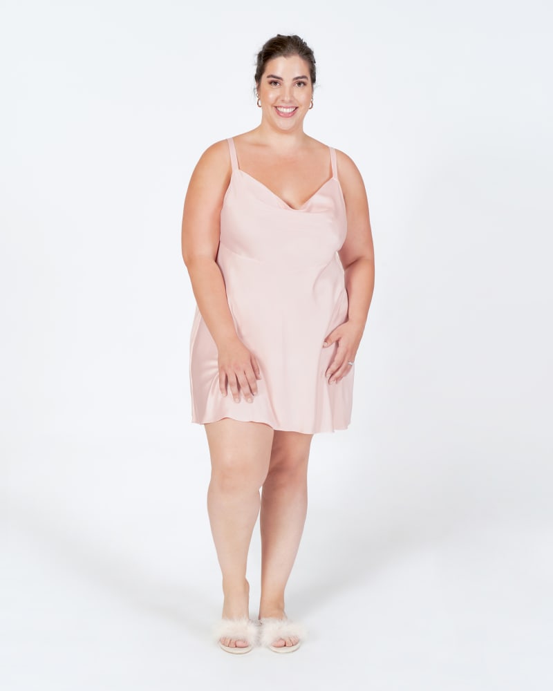 Plus size model wearing Heavenly Chemise by RYA COLLECTION | Dia&Co | dia_product_style_image_id:184677